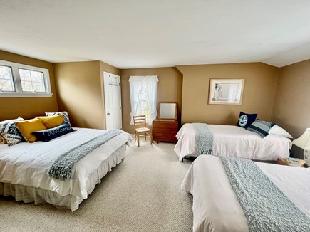 Oak Bluffs Martha's Vineyard vacation rental - Bedroom #4 with Queen Bed, Two Twin Beds and Twin Trundle Bed.