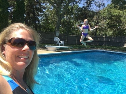 West Tisbury  Martha's Vineyard vacation rental - Association pool with diving board
