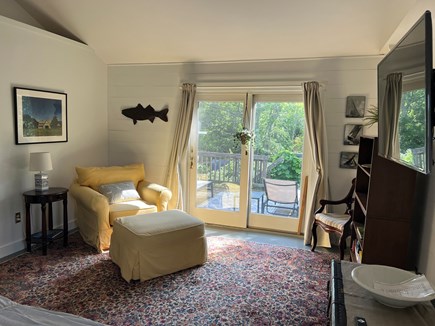 West Tisbury  Martha's Vineyard vacation rental - Primary suite sitting area and balcony