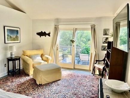 West Tisbury  Martha's Vineyard vacation rental - Primary suite sitting area and balcony