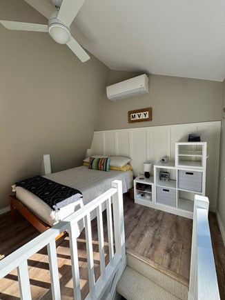 Oak Bluffs on the Edgartown li Martha's Vineyard vacation rental - Third floor loft with full bed, desk, and cubbies for storage