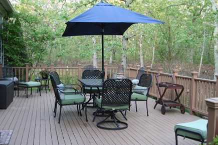 Oak Bluffs Martha's Vineyard vacation rental - Large deck with plenty of outdoor seating