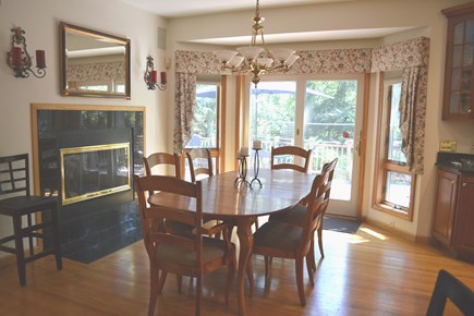 Oak Bluffs Martha's Vineyard vacation rental - Dining area that open to a large deck and private yard