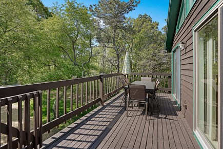 Chappaquiddick Martha's Vineyard vacation rental - Upstairs Deck w/ Seating for 6-8 & Gas Grill