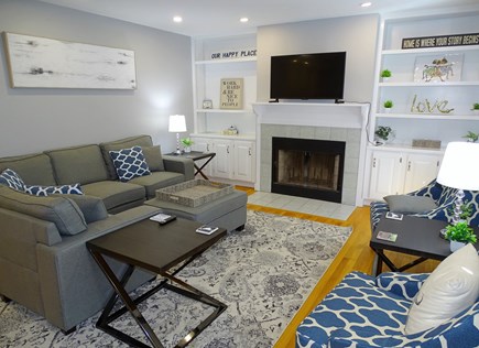 Edgartown Martha's Vineyard vacation rental - Living area provides new furniture, TV