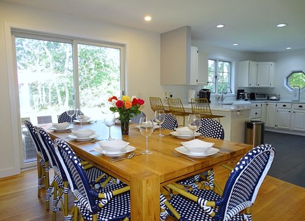 Edgartown Martha's Vineyard vacation rental - Lovely dining area, opens to kitchen and patio