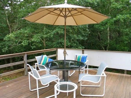 Vineyard Haven Martha's Vineyard vacation rental - Outdoor dining in a private serene setting