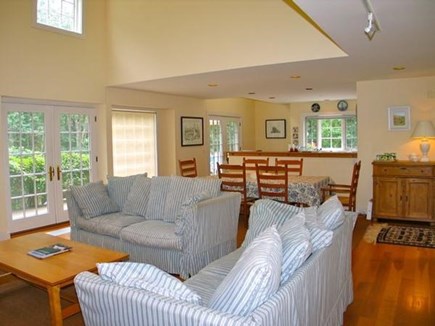 Vineyard Haven Martha's Vineyard vacation rental - Comfortable living and dining flows to the kitchen area