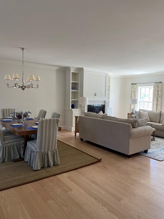 Edgartown Martha's Vineyard vacation rental - Dining room open to living room
