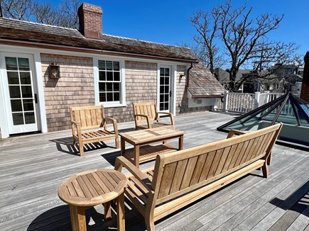 Edgartown Village Martha's Vineyard vacation rental - Roof top deck. Offering additional exterior lounge space.
