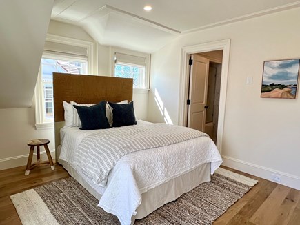 Edgartown Village Martha's Vineyard vacation rental - Queen bedroom with shared bath and direct access to rooftop deck.