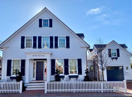 Edgartown Village Martha's Vineyard vacation rental - Front of the house on North Summer Street- with parking area.