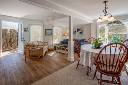 Oak Bluffs Martha's Vineyard vacation rental - Open floor plan living/dining roomcan seat 7/8 for dining