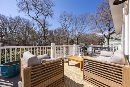 Vineyard Haven Martha's Vineyard vacation rental - Living area on the deck