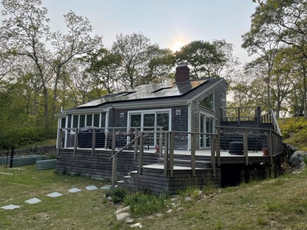 Chilmark Martha's Vineyard vacation rental - Exterior.  Solar panels.