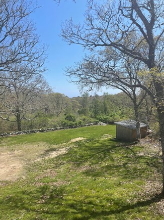Chilmark Martha's Vineyard vacation rental - View from the back deck