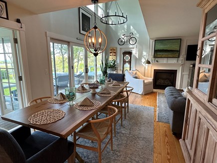 Oak Bluffs Martha's Vineyard vacation rental - Dining are with Farmer's table.