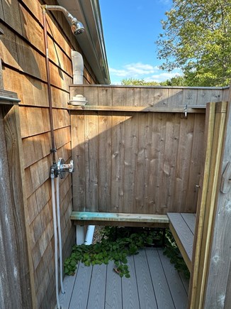 Oak Bluffs Martha's Vineyard vacation rental - Outdoor shower - a Vineyard staple.