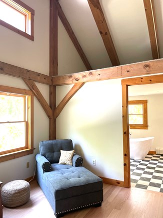 West Tisbury Martha's Vineyard vacation rental - Primary Bedroom seating area