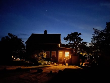 West Tisbury Martha's Vineyard vacation rental - At night, the house is both magical and still.