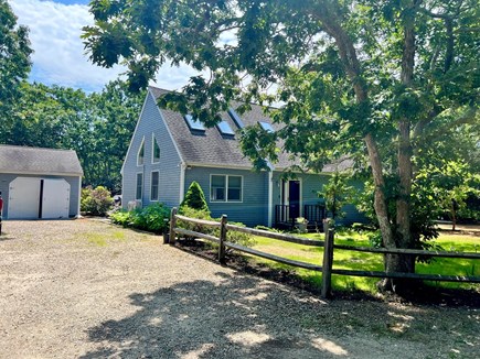 Edgartown, Long Point Martha's Vineyard vacation rental - Front Yard & Parking Area