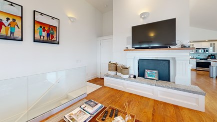 Oak Bluffs, East Chop Martha's Vineyard vacation rental - Living room with big screen TV