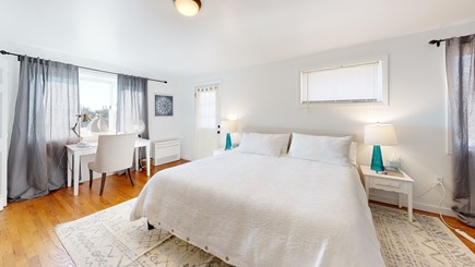 Oak Bluffs, East Chop Martha's Vineyard vacation rental - Bedroom 4: Large bedroom with king bed and ocean views