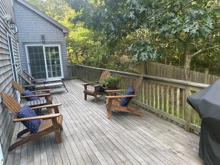 Edgartown Martha's Vineyard vacation rental - Back deck with gas grill