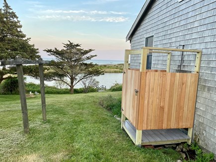 Chilmark Martha's Vineyard vacation rental - Brand new outdoor shower
