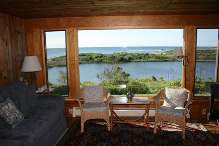 Chilmark Martha's Vineyard vacation rental - View from the family room
