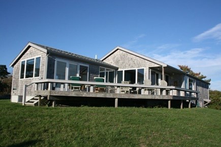 Chilmark Martha's Vineyard vacation rental - House and deck