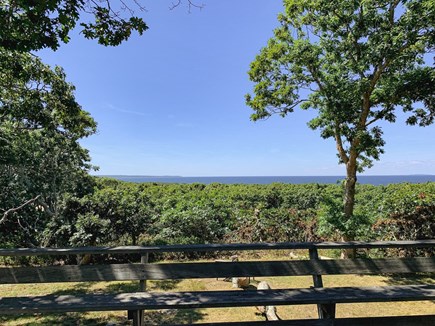 Chilmark, Spring Point Martha's Vineyard vacation rental - Water views of the Vineyard Sound from the back deck.