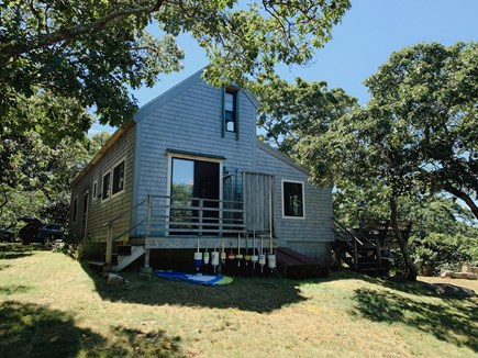 Chilmark, Spring Point Martha's Vineyard vacation rental - Outdoor shower & side of the house