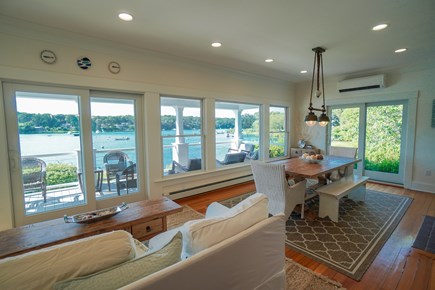 Oak Bluffs Martha's Vineyard vacation rental - Dining area looking out to the Lagoon