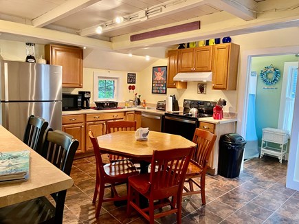 In-Town Oak Bluffs Martha's Vineyard vacation rental - Kitchen with Updated Appliances!<br/>