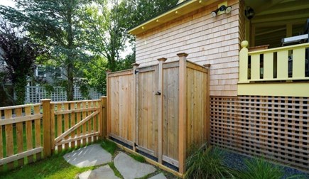 Oak Bluffs Martha's Vineyard vacation rental - Outdoor shower with changing area