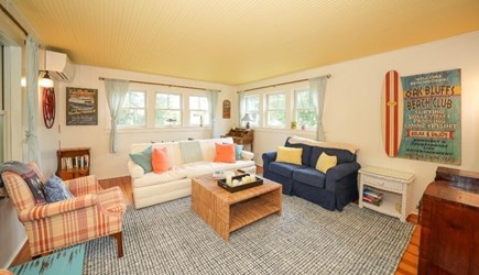 Oak Bluffs Martha's Vineyard vacation rental - Comfy living room with large smart tv