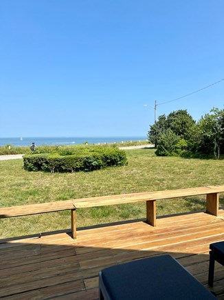 Oak Bluffs, East Chop Martha's Vineyard vacation rental - The deck opens onto an East Chop Association park and water views