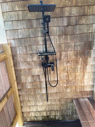 Edgartown Martha's Vineyard vacation rental - Inside of Outdoor Shower