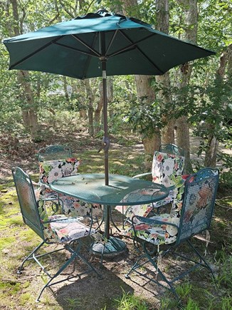 Edgartown Martha's Vineyard vacation rental - Off-deck seating provides relaxation.