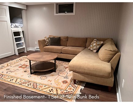 Oak Bluffs Martha's Vineyard vacation rental - Finished basement  built in bunk beds