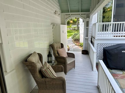 Vineyard Haven Martha's Vineyard vacation rental - Covered porch to guest suite