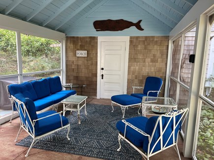 Oak Bluffs Martha's Vineyard vacation rental - Screened Porch to enjoy your coffee, cocktail, and family time