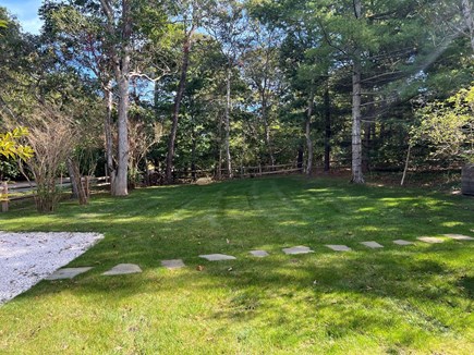 Oak Bluffs Martha's Vineyard vacation rental - Expansive side yard for games and outdoor picnic