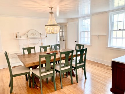 West Tisbury Martha's Vineyard vacation rental - 12 person dining when using drop leaf table in kitchen