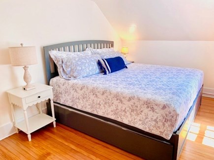 West Tisbury Martha's Vineyard vacation rental - 2nd king bedroom upstairs w/ensuite bathroom and twin trundle