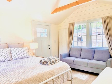 West Tisbury Martha's Vineyard vacation rental - 5th bedroom - Queen bed w/own entrance off the back of the house