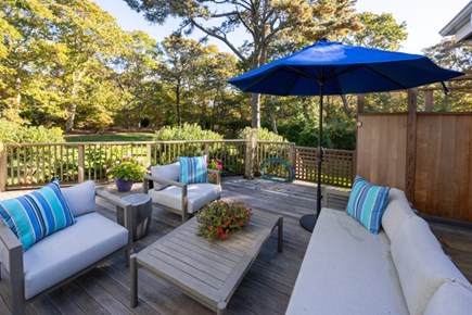 Edgartown Martha's Vineyard vacation rental - Comfortable outdoor gathering space with outdoor shower
