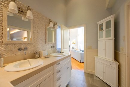 Edgartown Martha's Vineyard vacation rental - Bathroom with a door to the bedroom and the living space