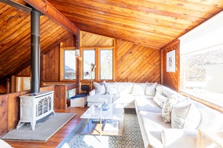 West Tisbury Martha's Vineyard vacation rental - Living area in original part of house